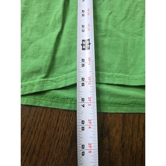 Disney Parks Women's Disney Life Green Graphic V-Neck T-Shirt Womens Size Large - Picture 7 of 16